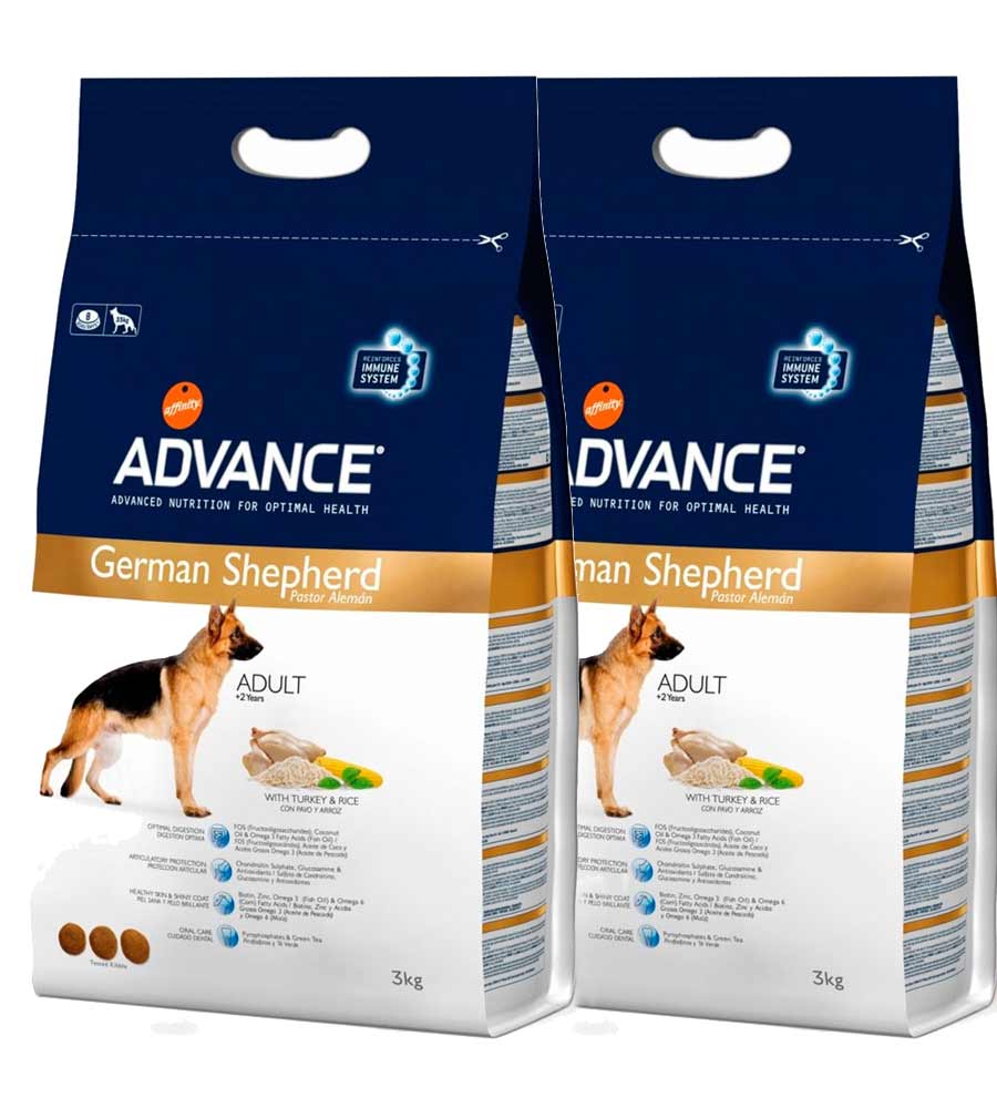 Foto ADVANCE PASTOR ALEMAN PACK2 (12KG+12KG)