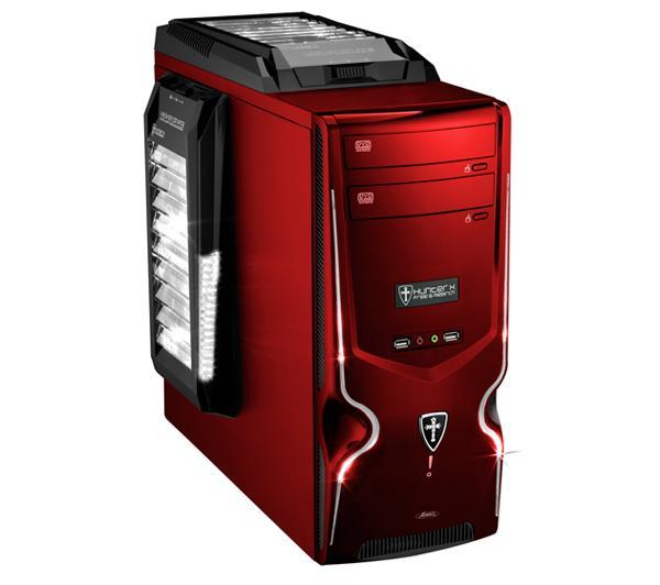 Foto Advance Torre PC Hunter X roja con LED blanco