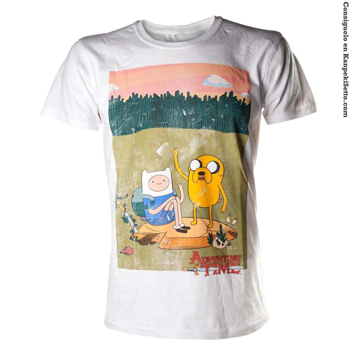 Foto Adventure Time Camiseta Finn Y Jake Talla L