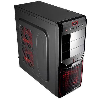 Foto Aercool Caja Semitorre V3X Advance Black-Red USB30