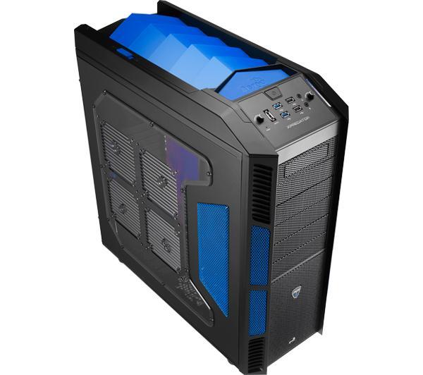 Foto Aerocool Caja de PC XPredator X1 Evil Blue Edition
