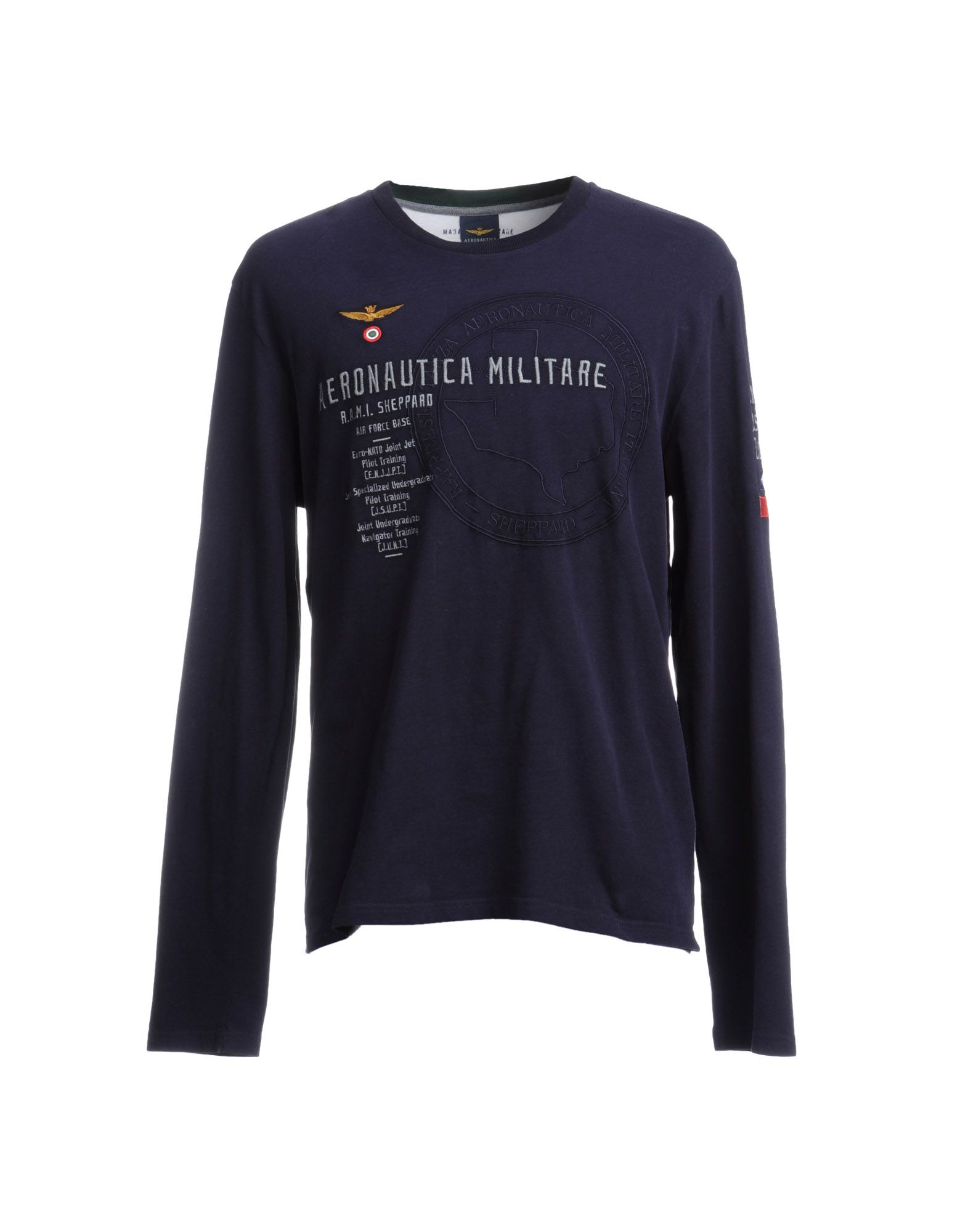 Foto aeronautica militare camisetas de manga larga
