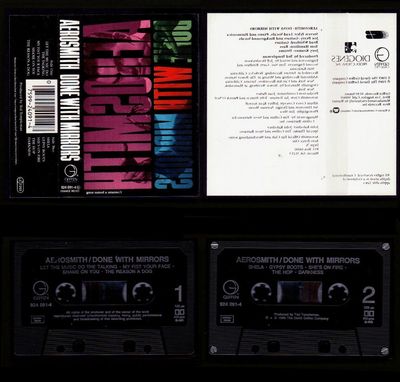 Foto Aerosmith - Done With Mirrors - German Cassette Geffen 1985 - Sealed / Nuevo