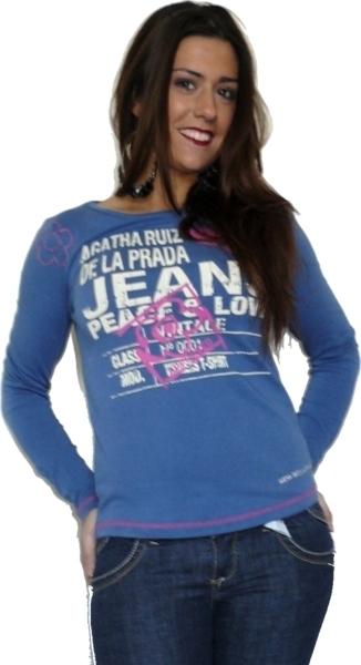 Foto Agatha Ruiz De La Prada Camiseta Manga Larga Mujer Peace Love