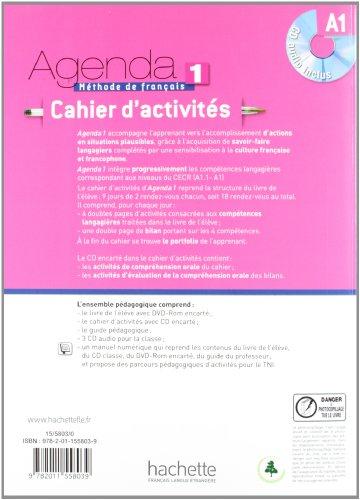 Foto Agenda. Cahier d'activites. Con CD Audio. Per le Scuole superiori: Agenda 1. Méthode De Fraçais. Cahier D'Exercices (+ CD)