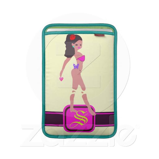 Foto aire ♔Gorgeous Sleeve♔ de MacBook del chica del gi Fundas Macbook