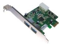 Foto Aixcase USB 3.0 2-Port PCIe-x1 NEC blackline retail