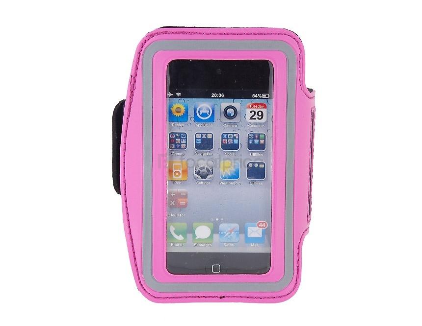 Foto Ajustable PU pulsera de cuero para el iPhone 4S (Rosa)