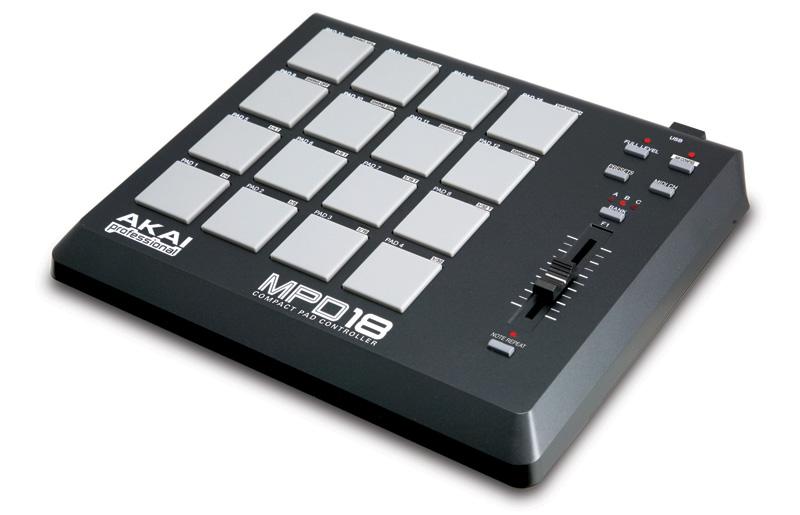 Foto Akai MPD18. MIDI Y CONTROL REMOTO