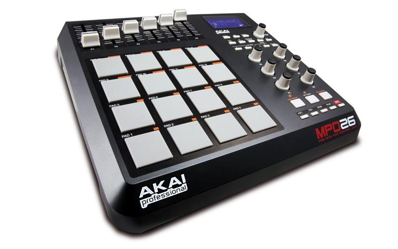 Foto Akai MPD26. Superficie de control y/o de mezcla