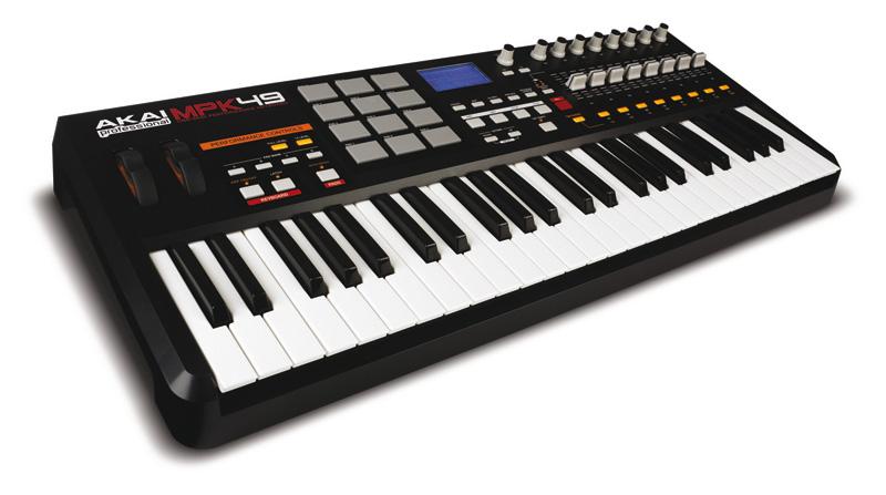 Foto Akai MPK49. Teclado controlador midi-usb
