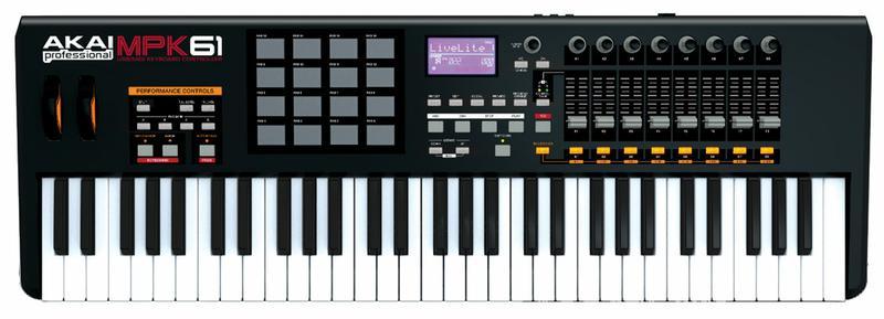 Foto Akai Mpk61 Teclado Usb/Midi para actuación