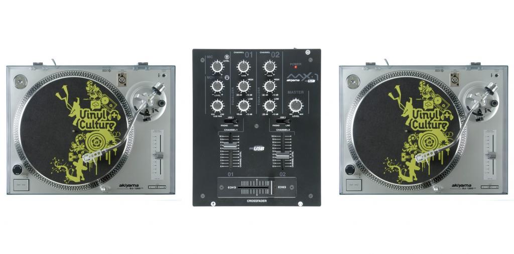Foto AKIYAMA PACK 1200 USB Pack Of 2 Dj-1200 Usb And 1 Table Mx - 1 Usb