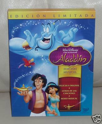 Foto Aladdin - Dvd - Disney- Edicion Musical- Nuevo - Precintado - Aventuras