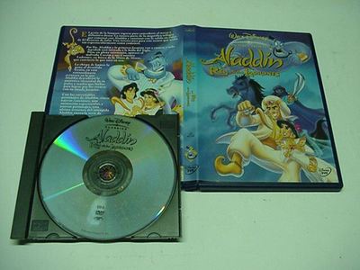 Foto Aladdin Y El Rey De Los Ladrones De Walt Disney Pelicula En Dvd Buen Estado