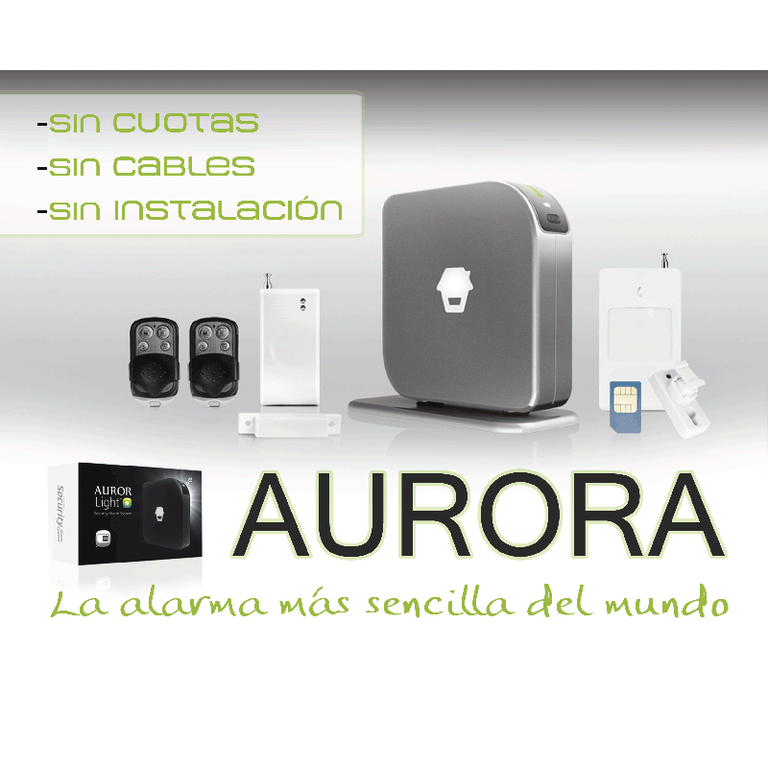 Foto Alarma aurora g3 con videoverificación ( no pague cuotas )