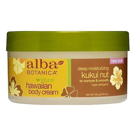 Foto Alba Botanica Natural Hawaiian Body Cream Deep Moisturizing Kukui Nut