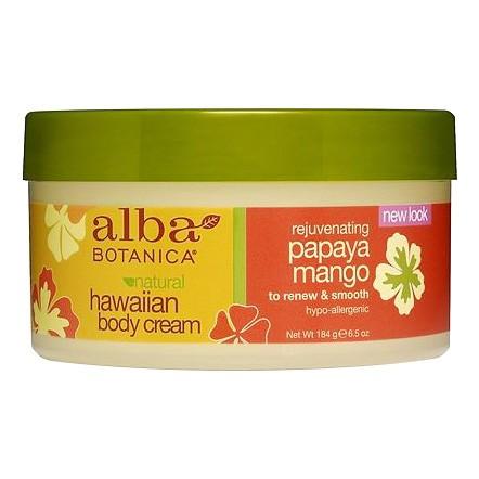 Foto Alba Botanica Natural Hawaiian Body Cream Rejuvenating Papaya Mango