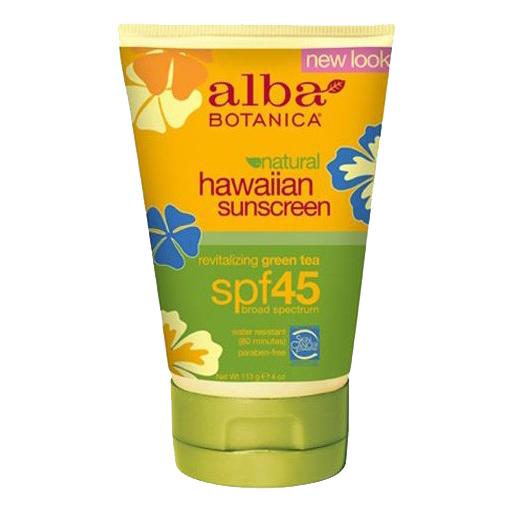 Foto Alba Botanica Natural Hawaiian Sunscreen Revitalizing Green Tea Br ...