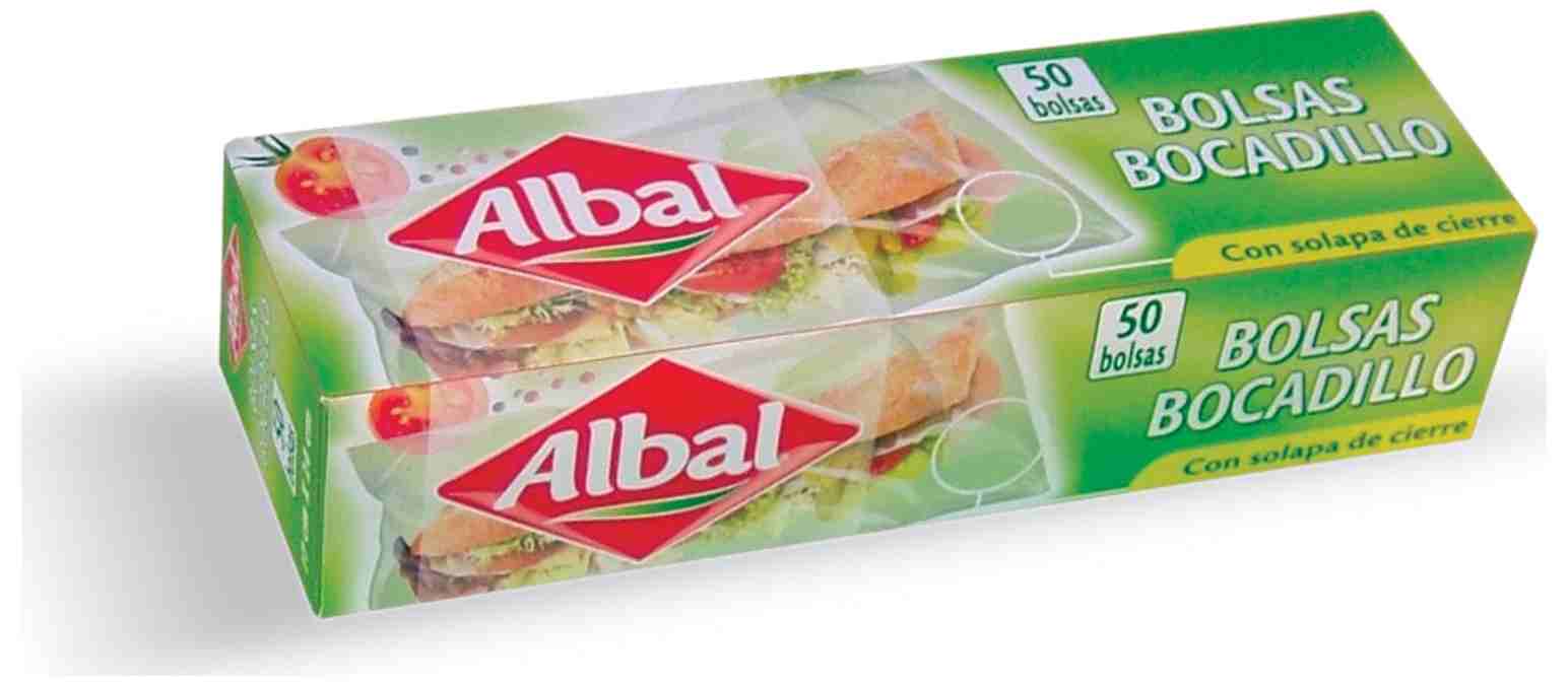 Foto Albal Bolsa para bocadillo 17x24 cm.