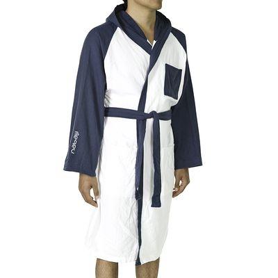 Foto Albornoz Felpa Azul/blanco Hombre