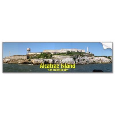 Foto Alcatraz Bumpersticker Etiqueta De Parachoque