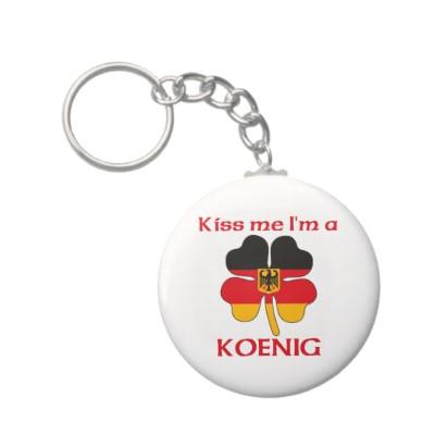Foto Alemanes personalizada me besan que soy Koenig Llaveros Personalizados