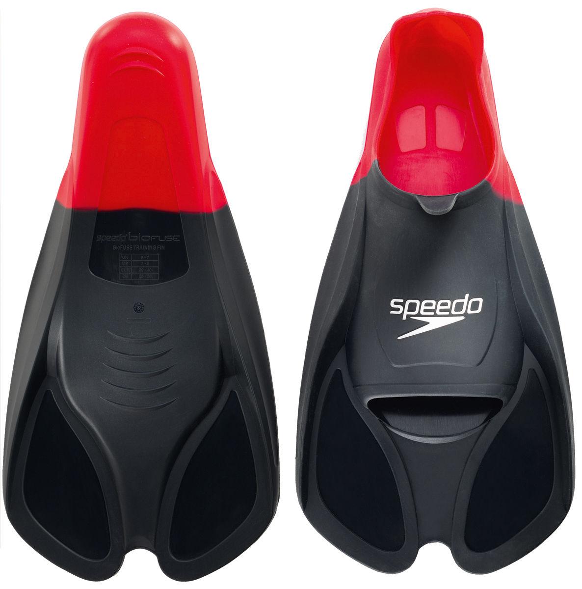 Foto Aletas de natación Speedo - BioFUSE - UK 10-11/ EU 44-46 Red/Black