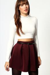 Foto Alexa High Neck Longsleeve Crop Top