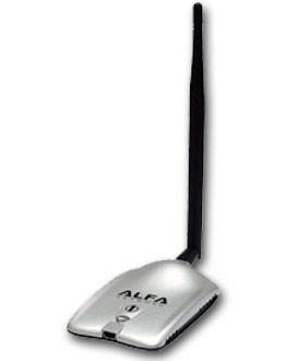 Foto Alfa Network Adaptador WiFi USB Realtek 1W 5dBi