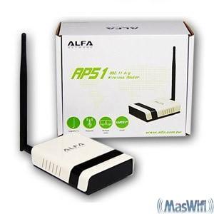 Foto Alfa Network AP51 Router / Repetidor Inalámbrico Wifi