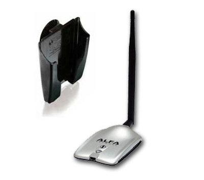 Foto Alfa Network Awus036h V5 + U-mount-cs Adaptador Usb Wireless 1w Con Antena 5dbi