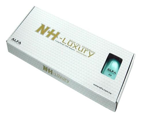 Foto Alfa Network NH-LUXURY Kit Adaptador USB 11n 2w +Accesorios