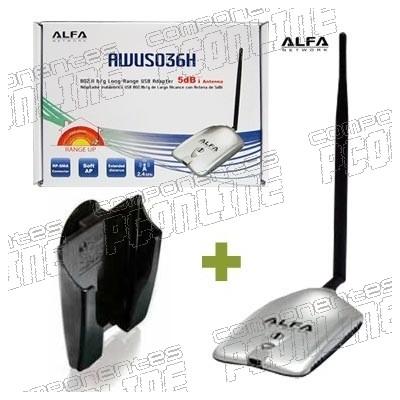 Foto Alfa network usb awus036h 1000mw (30dbi) v5