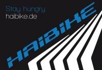 Foto Alfombra Haibike 83x120cm negro/blanco/cian