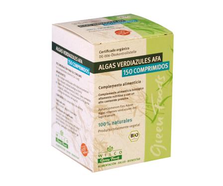 Foto Algas AFA (verdiazules), 150 comprimidos - 100% Natural