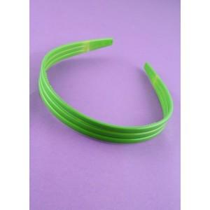 Foto aliceband - triple fila - de colores brillantes banda alice band:verde