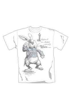Foto Alicia En El Pais De Las Maravillas Camiseta Chico Conejo Blanco Xl