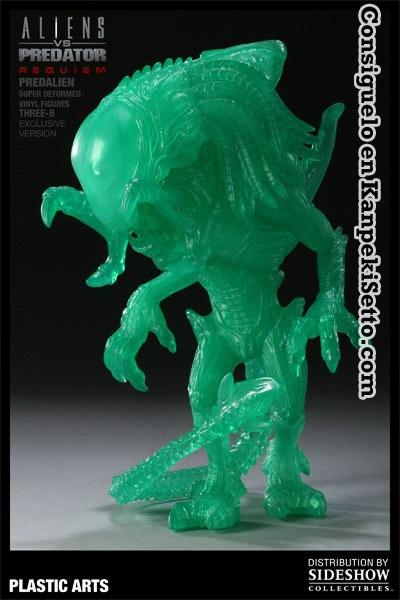 Foto Aliens Vs. Depredador Requiem Figura Vinilo Super Deformed Predalien Exclusive 21 Cm