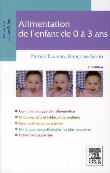 Foto Alimentation de l'enfant de 0 à 3 ans (2e édition)