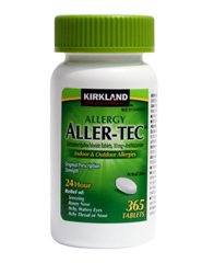 Foto Aller-Tec™ 10mg (Cetirizina Hcl/ Antihistamínico) 365 Comprimidos