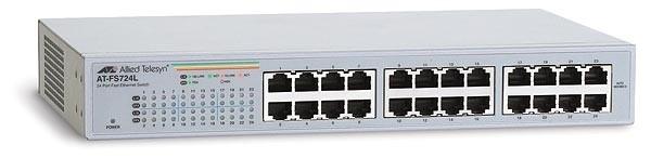 Foto Allied telesis 10/100tx x 24 ports unmanaged fast ethernet switch