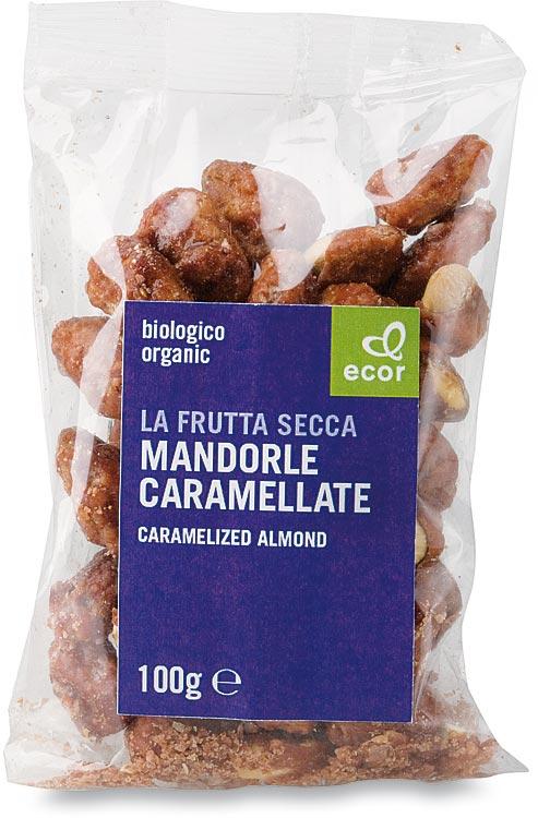 Foto Almendras ecológicas acarameladas Ecor 100g