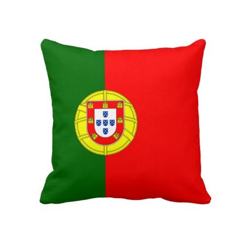 Foto Almohada de la bandera de Portugal