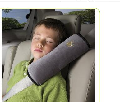 Foto Almohada Sunshine Kids Seat Belt Pillow Gris y Negro