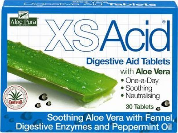 Foto Aloe Pura XS Acid-Aloe Vera Digestivo 30 comprimidos