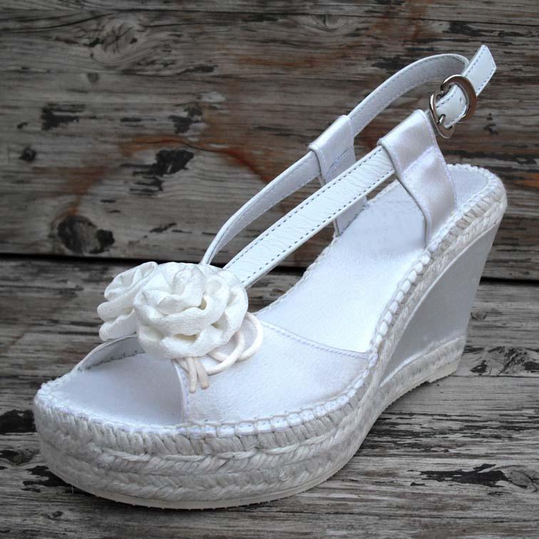 Foto Alpargatas de novia mod. Ainoa Blanco