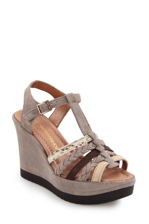 Foto Alpe sandalia de cu¤a y tiras