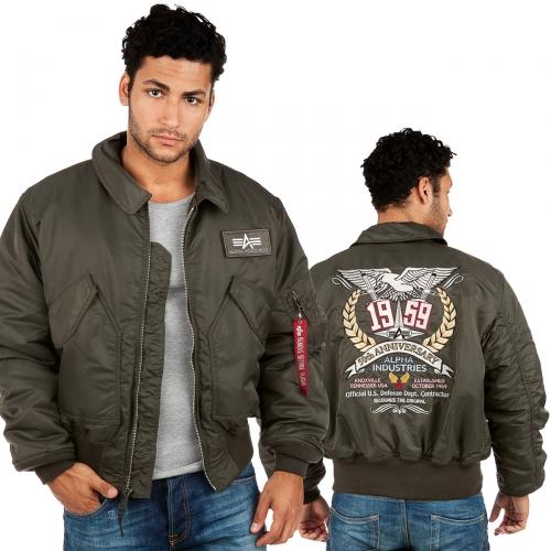 Foto Alpha Industries CWU Anniversary Bomber Jacket Republica Grey