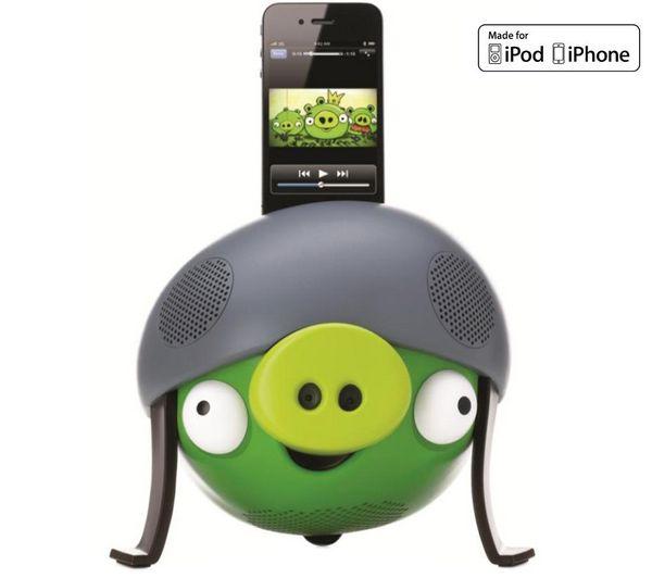 Foto Altavoz Angry Birds Green Pig + SurgeStrip E-Series - supresor de sob